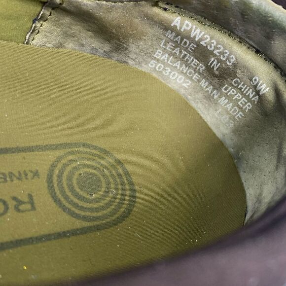 Rockport Women's APW23233 Leather Slip-On Loafer Flats Brown 9W - Picture 6 of 7